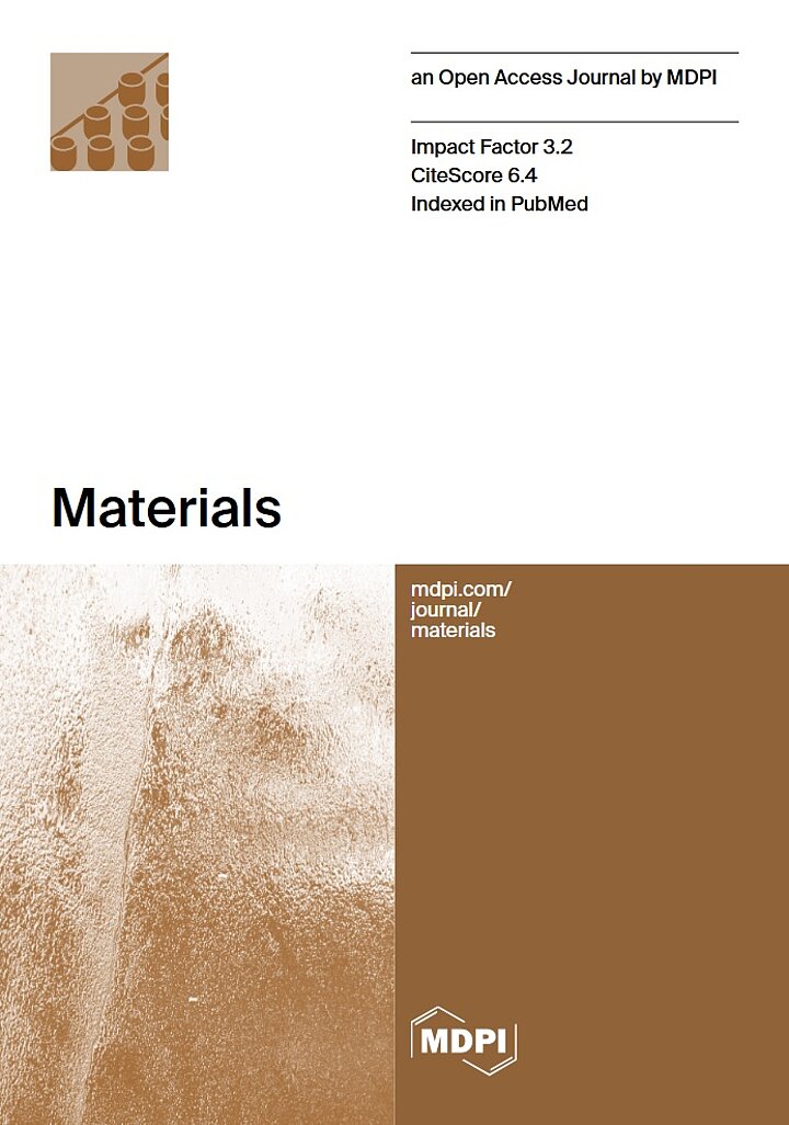okładka czasopisma Materials